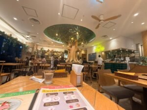 At the Kirby Café Tokyo